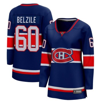 Fanatics Branded Montreal Canadiens Women's Alex Belzile Breakaway Blue 2020/21 Special Edition NHL Jersey
