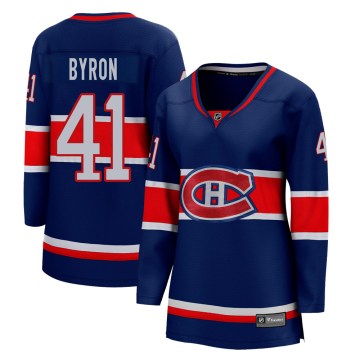 Fanatics Branded Montreal Canadiens Women's Paul Byron Breakaway Blue 2020/21 Special Edition NHL Jersey