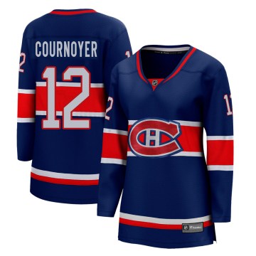 Fanatics Branded Montreal Canadiens Women's Yvan Cournoyer Breakaway Blue 2020/21 Special Edition NHL Jersey