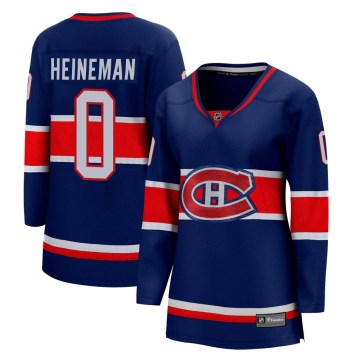 Fanatics Branded Montreal Canadiens Women's Emil Heineman Breakaway Blue 2020/21 Special Edition NHL Jersey
