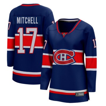 Fanatics Branded Montreal Canadiens Women's Torrey Mitchell Breakaway Blue 2020/21 Special Edition NHL Jersey