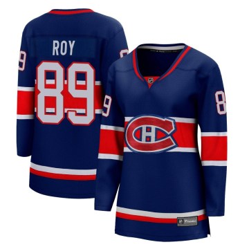 Fanatics Branded Montreal Canadiens Women's Joshua Roy Breakaway Blue 2020/21 Special Edition NHL Jersey