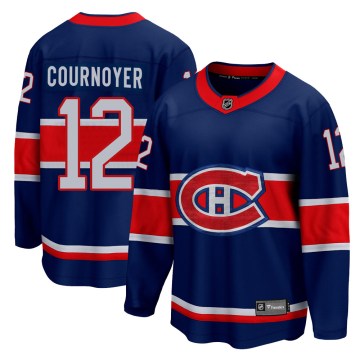 Fanatics Branded Montreal Canadiens Men's Yvan Cournoyer Breakaway Blue 2020/21 Special Edition NHL Jersey