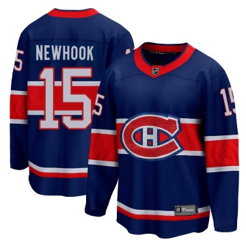 Fanatics Branded Montreal Canadiens Men's Alex Newhook Breakaway Blue 2020/21 Special Edition NHL Jersey