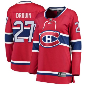 Fanatics Branded Montreal Canadiens Women's Jonathan Drouin Breakaway Red Home NHL Jersey