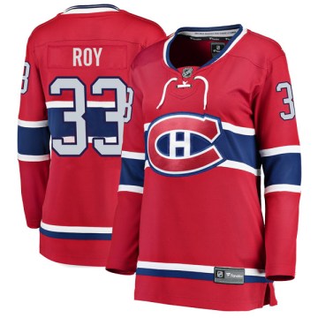 Fanatics Branded Montreal Canadiens Women's Patrick Roy Breakaway Red Home NHL Jersey